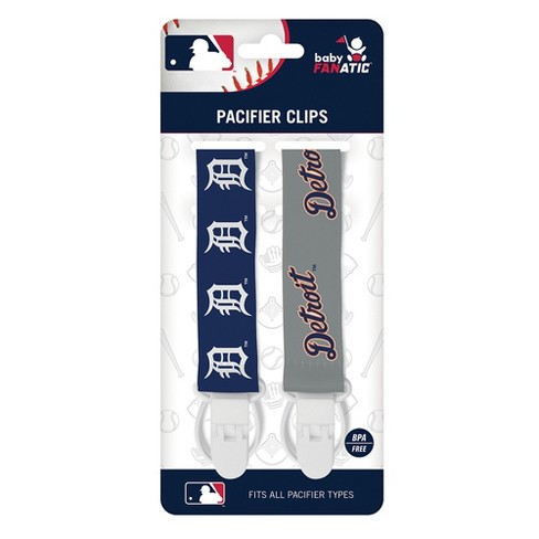 BabyFanatic Officially Licensed Unisex Pacifier Clip 2-Pack - MLB Detroit  Tigers - Officially Licensed Baby Apparel