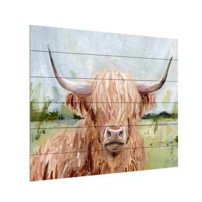 Trademark Fine Art-Victoria Borges 'Highland Grazer II' Canvas Art