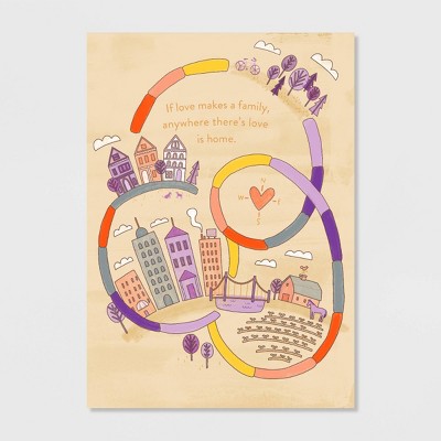 Valentine's Day Cards 'Anywhere is Home'