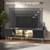 Belord 79" Extendable LED TV Stand for 75¨ to 80" TVs - Modern Entertainment Center, Black - 4 of 4