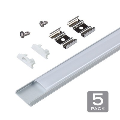 Armacost Lighting LED Tape Light Mounting Channel 5pk Light Accessories