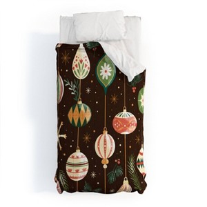Deny Designs Twin/ Twin Extra Long Emanuela Carratoni Christmas Decorations Comforter and Pillow Sham - 1 of 4