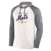 MLB New York Mets Men's White Long Sleeve Lightweight Bi-Blend Hooded Sweatshirt - 2 of 3