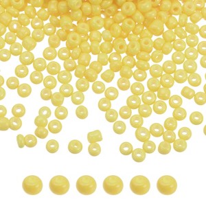 Unique Bargains Loose Craft DIY Earring Necklace Making Glass Round Beads 6000 Pcs - 1 of 4