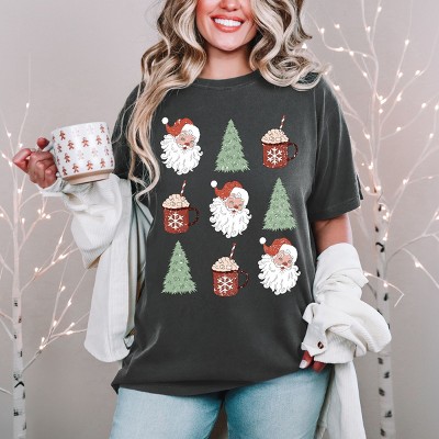 Simply Sage Market Tree and Mug Collage Garment Dyed Tee