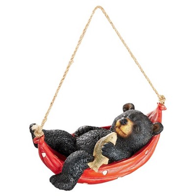 Design Toscano Summer Snooze Black Bear Statue