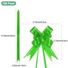 Unique Bargains Plastic Durable Glossy Appearance Waterproof Gift Wrap Satin Pull Bows 100 Count - 3 of 4