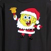 Men's - SpongeBob SquarePants - Dear Santa Long Sleeve Graphic T-Shirt - 2 of 4