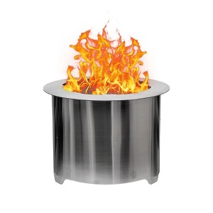 U.S. Stove Company Smokeless Stainless Steel Wood Burning Fire Pit, 21 Inch - 1 of 4