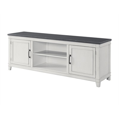 Del Mar 70" TV Stand White and Gray - Martin Svensson Home