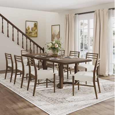 beige/walnut
