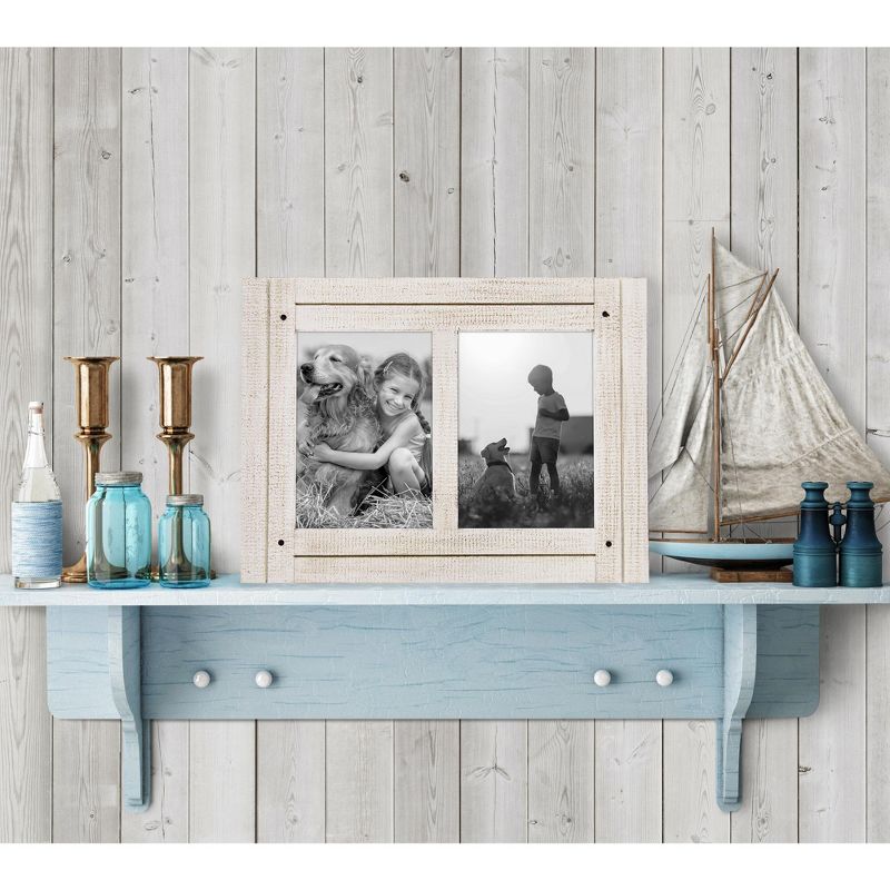 Americanflat Rustic Collage Picture Frame with polished glass - Horizontal and Vertical Formats for Wall and Tabletop, 5 of 6