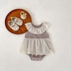 Summer New Design Baby Girls Flowers Hollow Out Pattern Sleeveless Patchwork Onesies - 4 of 4