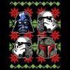 Men's Star Wars: A New Hope Ugly Christmas Sweater Empire Helmets Long Sleeve Shirt - 2 of 4