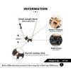 Scottie Dog Bone Earring Necklace Set for Women Sterling Silver Ginger Lyne Collection - 4 of 4