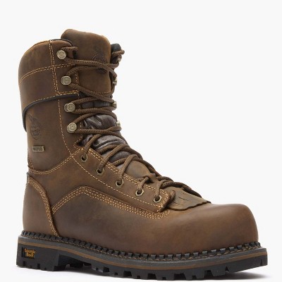 Men's Georgia Boot AMP LT Low Heel Logger Composite Toe Waterproof Work Boot