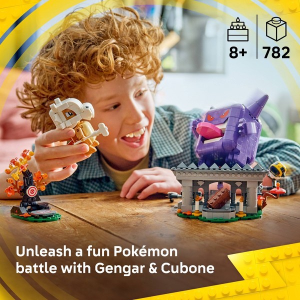LEGO Pokémon SMART Play: Enfrentamiento Espeluznante de Cubone y Gengar 72166 2