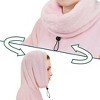 PAVILIA Wearable Blanket Women Men, Oversized Hoodie Sweatshirt Sweater Neck Warmer, Fleece Soft Hug Sleep Pod - 2 of 4