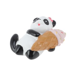 Unique Bargains Decorative Magnets Magnetic Fridge Sticker Irregular Shape Resin Black White Red 1 Pc - 1 of 3