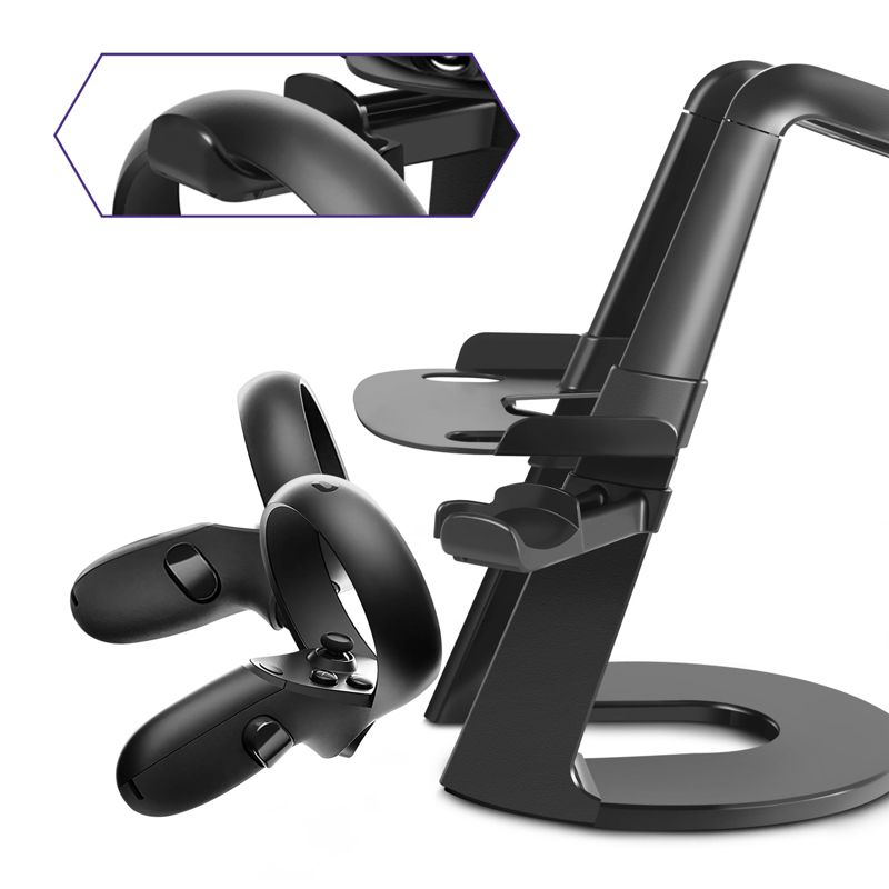 Insten VR Stand & Display Holder for Oculus Quest 2 / Quest 1 / Rift / Rift S Headset & Touch Controllers Accessories, 5 of 10