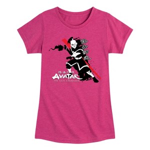 Girls' - Avatar: The Last Airbender - Zuko Fire Nation Fitted Short Sleeve Graphic T-Shirt - 1 of 4