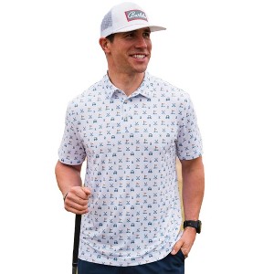 Burlebo Men's Performance Short Sleeve Polo Golf Shirt - 1 of 3