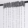 Kate Aurora Luxurious Jaeger Rod Pocket Acrylic Beaded Single Window Curtain Panel - 3 of 4