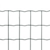 vidaXL Euro Fence Steel 32.8ftx3.3ft Green - 2 of 4