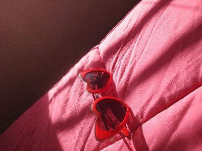 Women's Heart Sunglasses - Wild Fable™ Red : Target