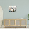 Stupell Industries Pelicans Perched Cloudy Horizon Floating Frame Canvas Art - 3 of 4