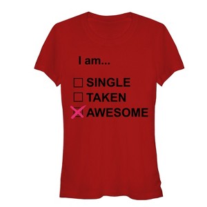 Juniors Womens Lost Gods I am Awesome T-Shirt - 1 of 3