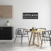 Stupell Industries Coffee Bar Open Sign Casual Black Design, 30" x 13" - 2 of 4