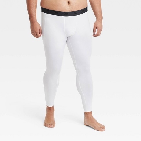 Men's Big Fitted Tights - All In Motion™ White 3xl : Target