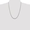 Black Bow Jewelry 2.5mm Sterling Silver Solid Rope Chain Necklace - 2 of 4