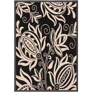 Courtyard CY2961 UV & Stain Resistant Non-Shedding Power Loomed Indoor/Outdoor Rugs - Safavieh - 1 of 4