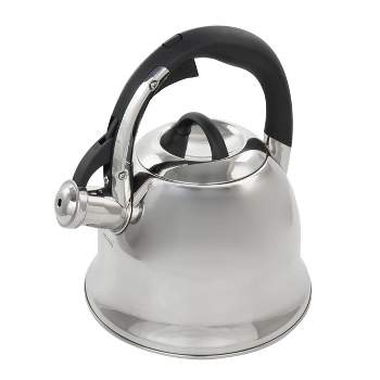 Mr. Coffee 2.5 Quart Stainless Steel Whistling Tea Kettle In Turquoise, Coffee, Tea & Espresso, Furniture & Appliances