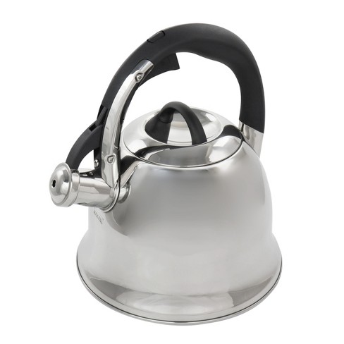 J&V Textiles 2.5 Quarts Stainless Steel Whistling Stovetop Tea Kettle &  Reviews