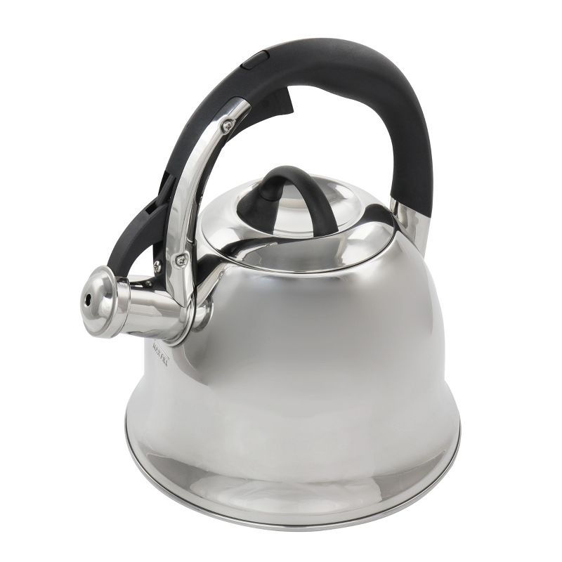 Mr. Coffee Coffield 1.8 Quart Stainless Steel Whistling Tea Kettle with Bakelite Handles, 1 of 9