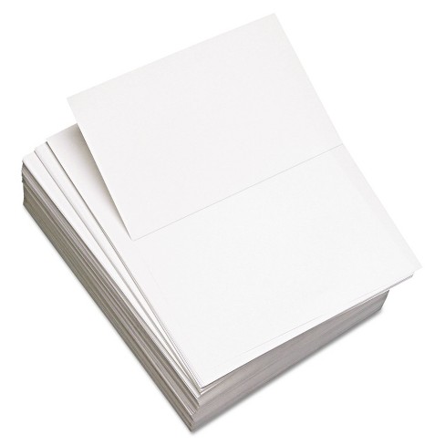 Hitouch Business Services 1-Pt Premium Bright Blank Computer Paper 9.5X11 20 lbs. White 1000 Sh/CT