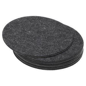 Unique Bargains Round Soft Adhesive Non-slip Anti-scratch Furniture Lamp Base Felt 10 Pcs - 1 of 4
