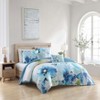 Bebejan Watercolor Blue 100% Cotton 5-Piece Reversible Comforter Set - 2 of 4