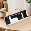 PU Leather Evening Purse for Women, Woven Texture with Detachable Chain for Wedding & Party - 4 of 4
