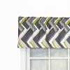 RLF Home 100% Cotton High Quality Legit Tailored Window Valance with 1.5" Rod Pocket 50" W X 12" L Gray - 4 of 4