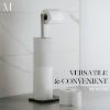 Marmolux Elegant Toilet Paper Holder - Free Standing Toilet Paper Holder, Stainless Steel Toilet Paper Stands - 4 of 4