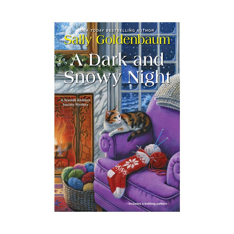 A Dark and Snowy Night - (Seaside Knitters Society) by  Sally Goldenbaum (Hardcover), 1 of 2