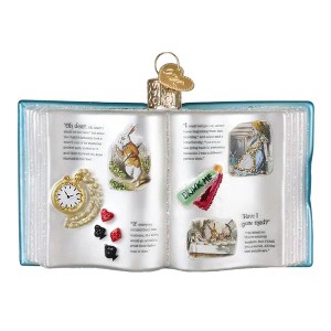 Old World Christmas Blown Glass Ornament for Christmas Tree, Cinderella Book - 1 of 4