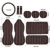 Unique Bargains Universal Car Colorful Blanket Bucket Seat Pad - 4 of 4