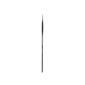 Creative Mark Imperial Professional Chungking Hog Bristle Brush - Round, Handmade Long Handle Oil Paint Brushes for Artists, Nickel-Plated Brass - 1 of 4