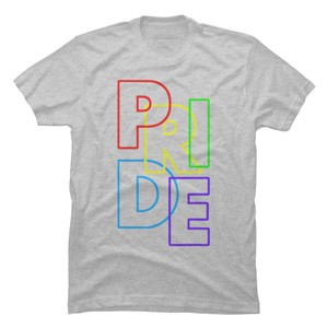Adult Design By Humans Pride Sleek Text By MANGAZaB T-Shirt - 1 of 2