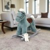 Mshliw Kids Plush Rocking Horse Ride-On Toy with Bear Plush, Sounds, Wooden Base & Soft Seat for Toddlers Ages 3+ Indoor Use, Halloween gift - 2 of 4